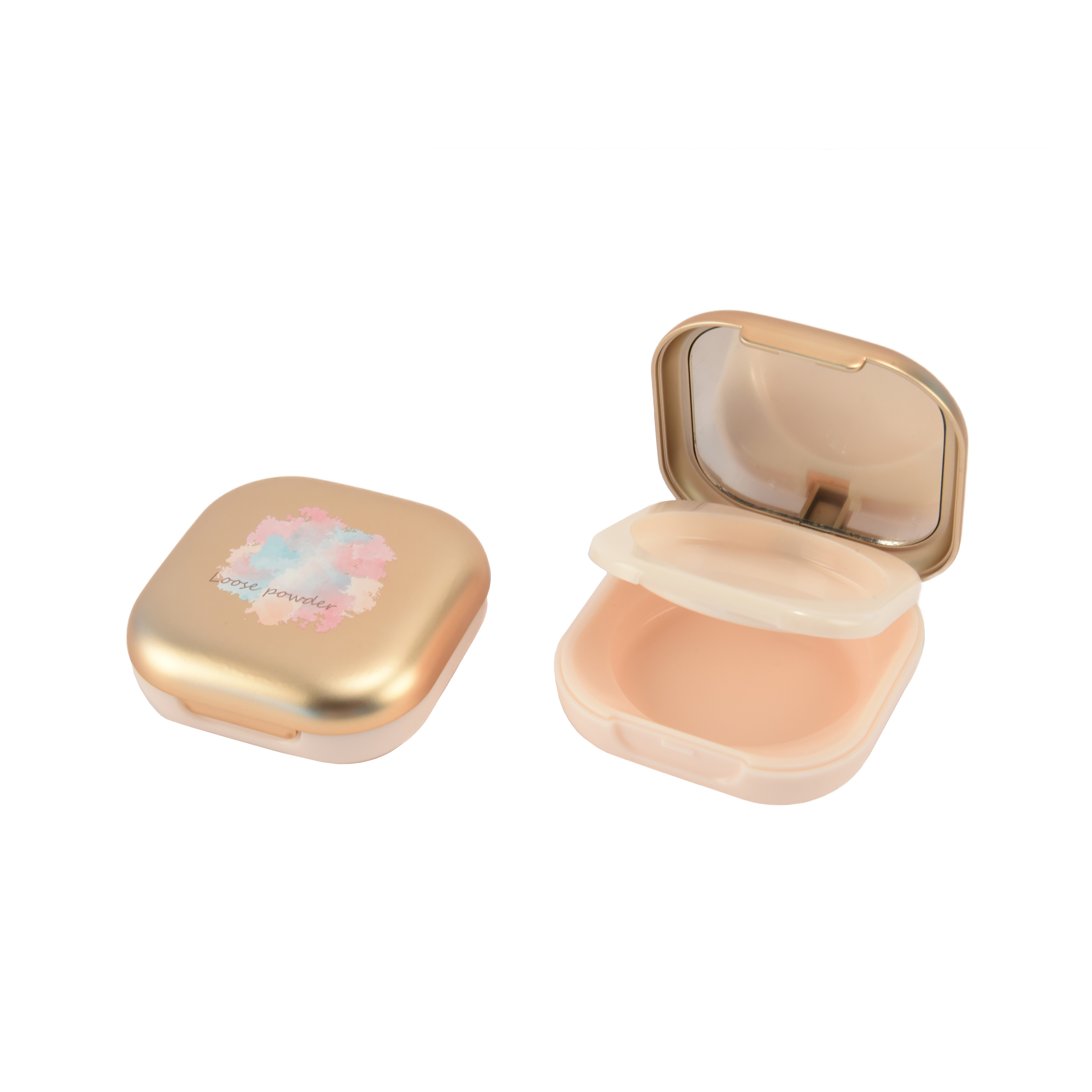China double layer square compact powder casing Manufacturer and ...