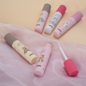 lip gloss chubu ndi brush wand